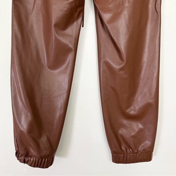 The Reset R Label Vegan Leather Joggers - Picture 10 of 12
